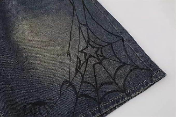 web denim jorts