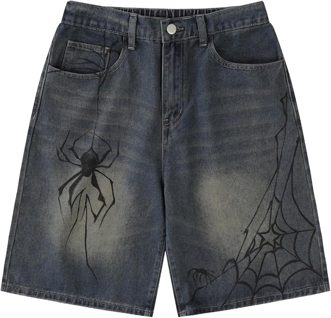 web denim jorts