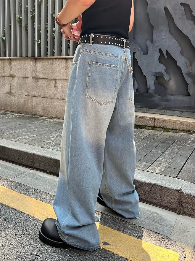 Light Wash Baggy Jeans